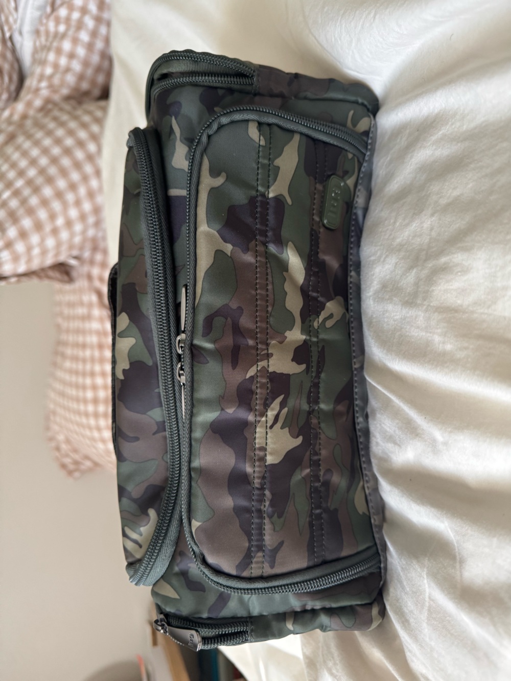 lug Camouflage Belt Bag in Green & Brown